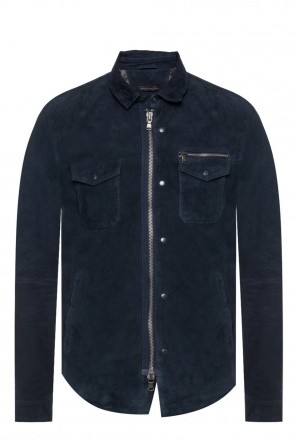 Suede jacket with pockets, zdjęcie 1 Suede jacket with pockets od John Varvatos